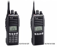 ICOM IC-F3161 (VHF) / IC-F4161 (UHF) Transceptor porttil analgico/digital IDAS - Clique para ampliar a foto